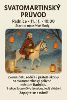 Svatomartinský průvod městem Radnice 1
