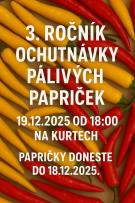 3. ročník ochutnávek pálivých papriček 1
